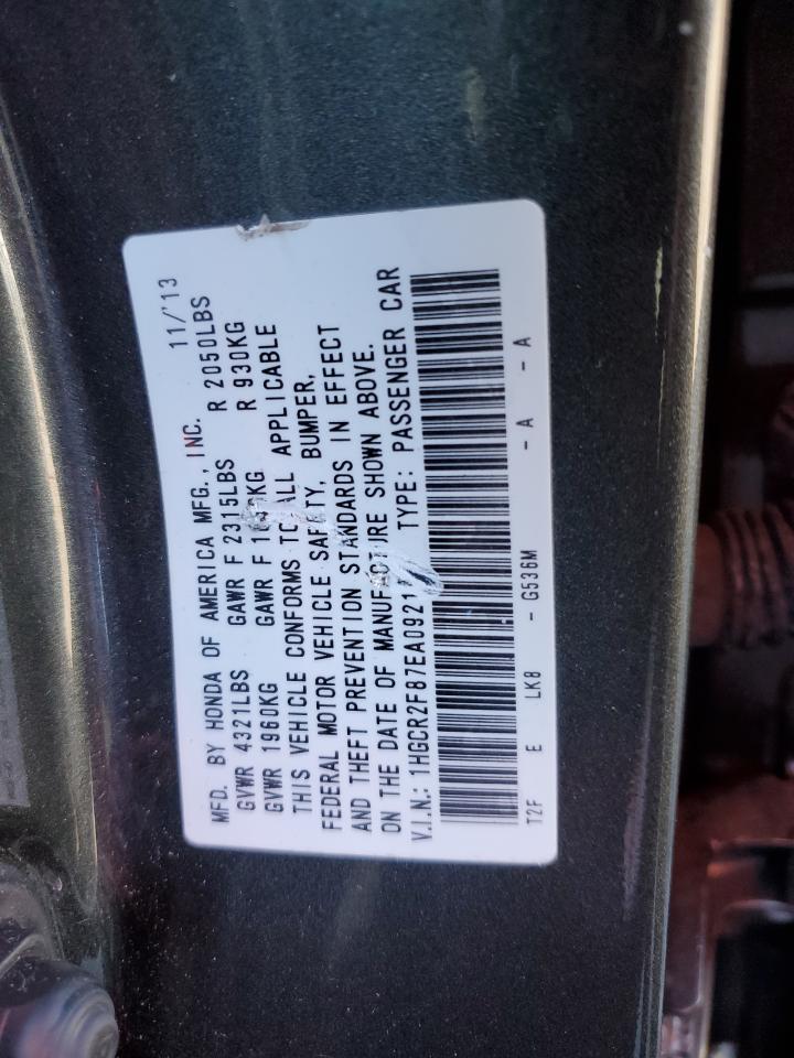 2014 HONDA ACCORD EXL photo 34