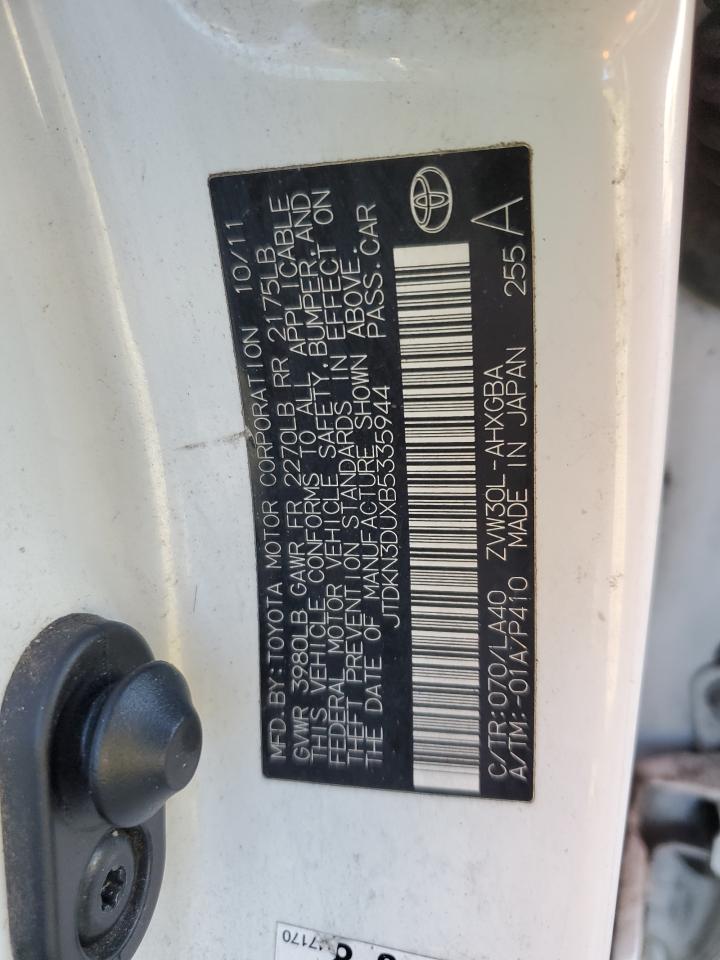2011 TOYOTA PRIUS photo 12