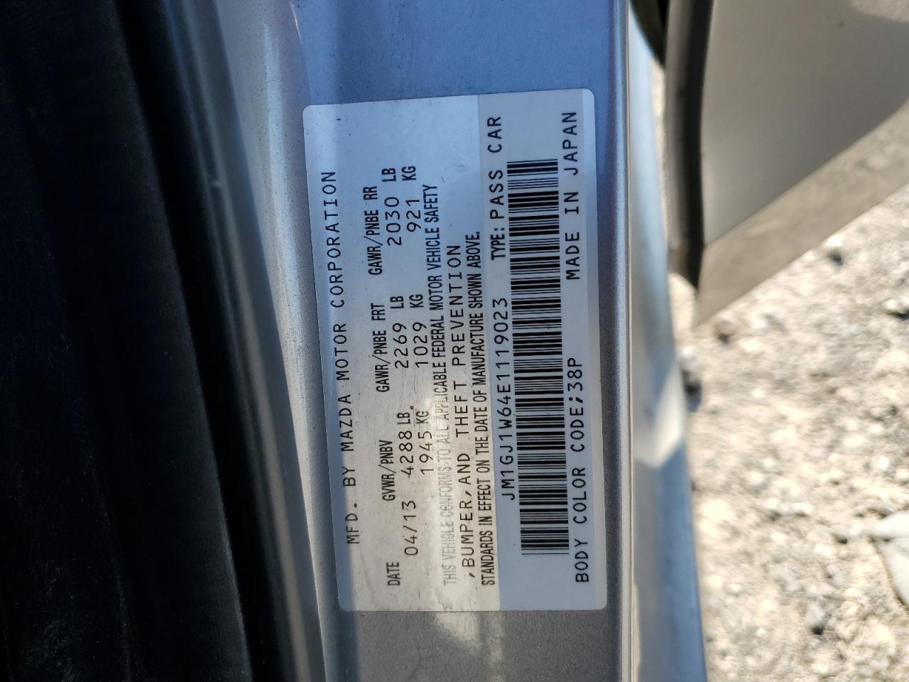 2014 MAZDA 6 GRAND TOURING photo 34