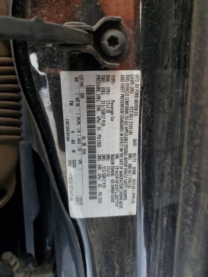 2015 FORD FOCUS SE photo 12