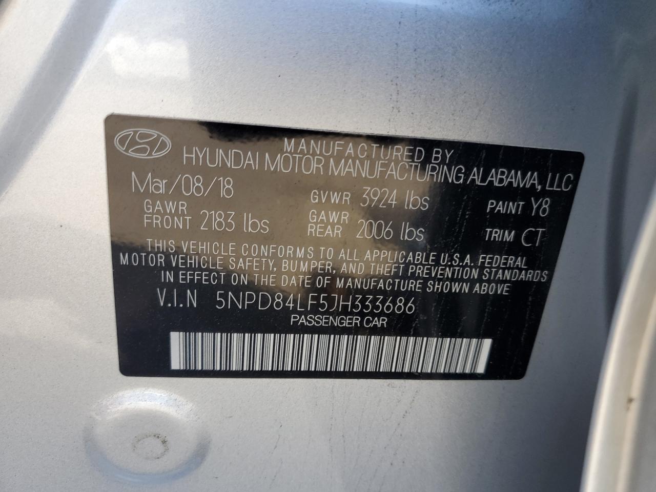 2018 HYUNDAI ELANTRA SEL photo 23