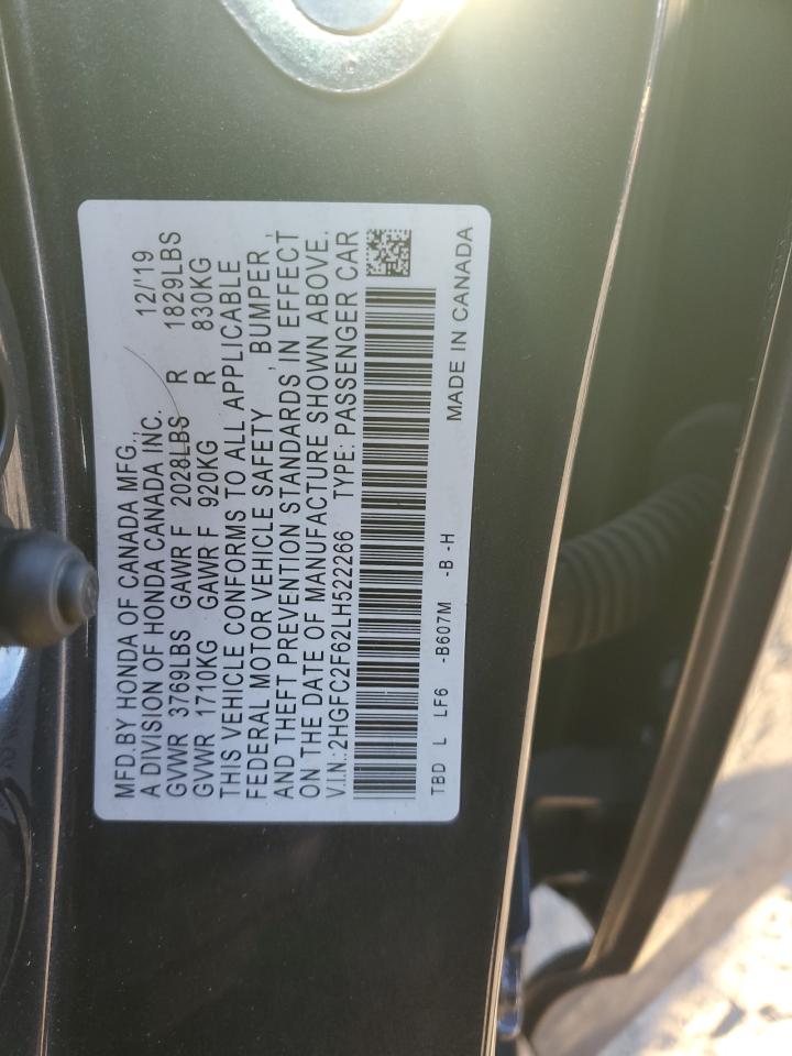 2020 HONDA CIVIC LX photo 23