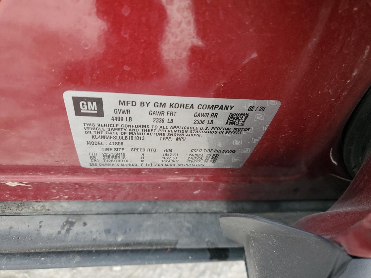 2020 BUICK ENCORE GX SELECT photo 34