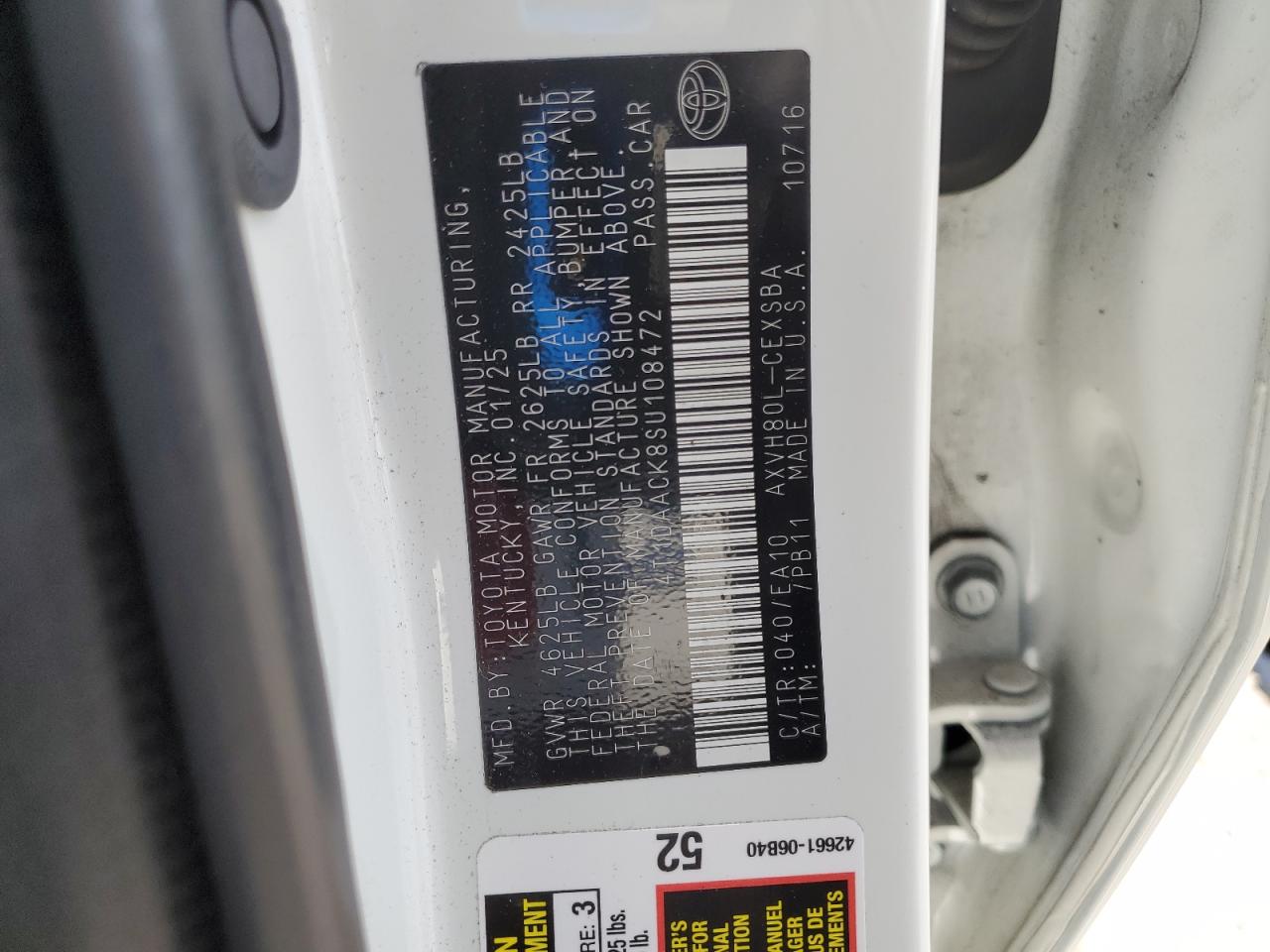 2025 TOYOTA CAMRY XSE photo 13