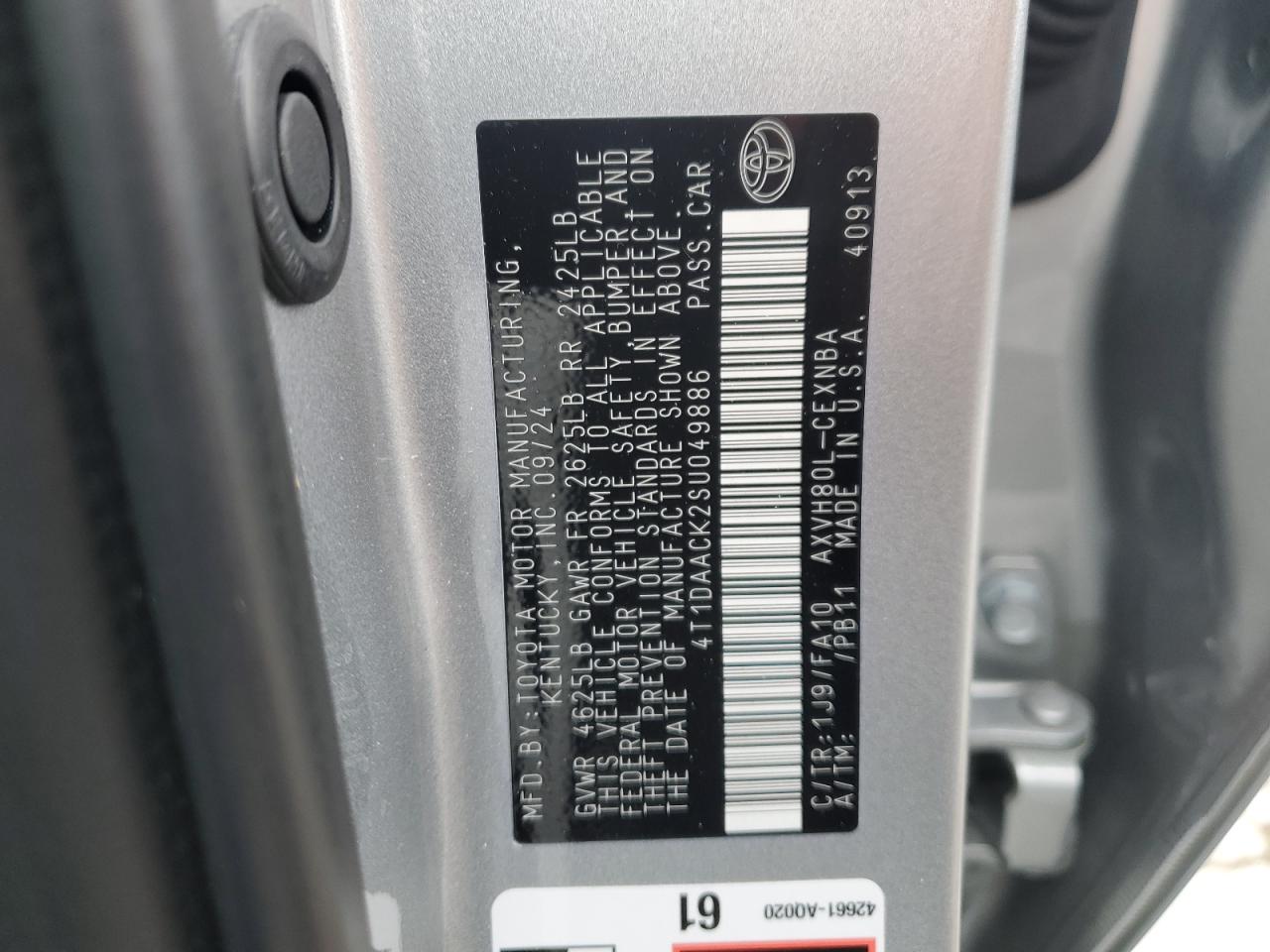 2025 TOYOTA CAMRY XSE photo 23