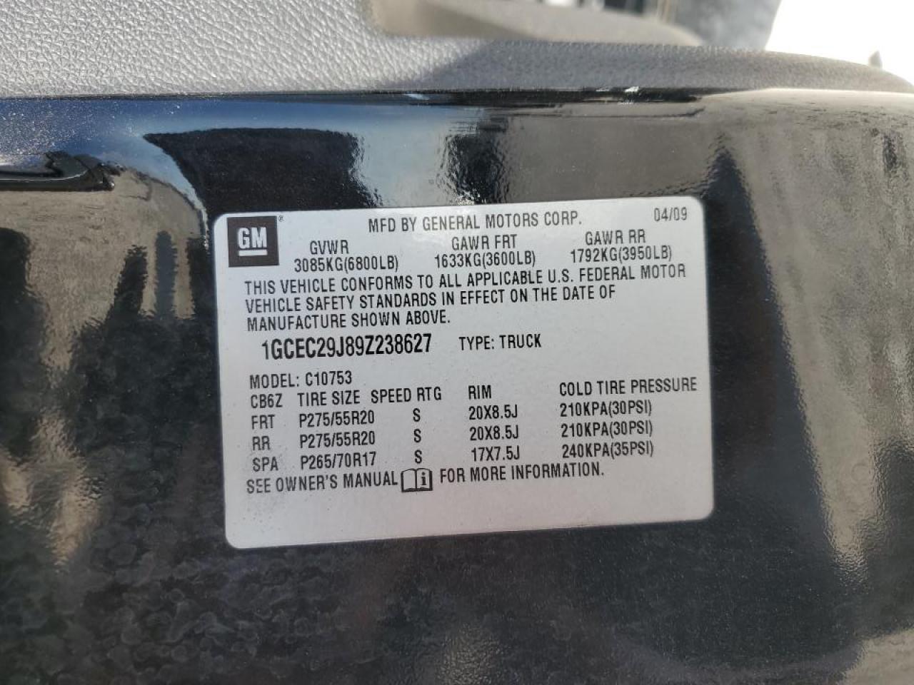 2009 CHEVROLET SILVERADO C1500 LT photo 12