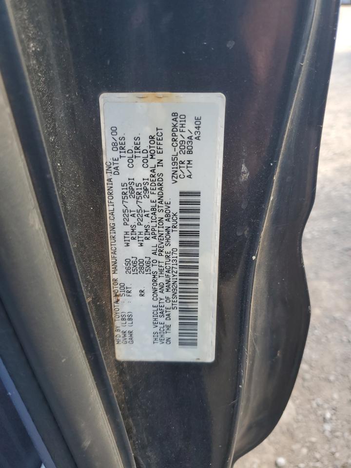 2000 TOYOTA TACOMA XTRACAB PRERUNNER photo 13