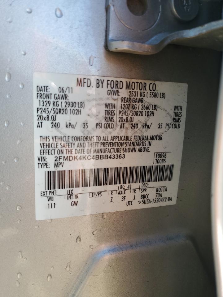 2011 FORD EDGE LIMITED photo 23