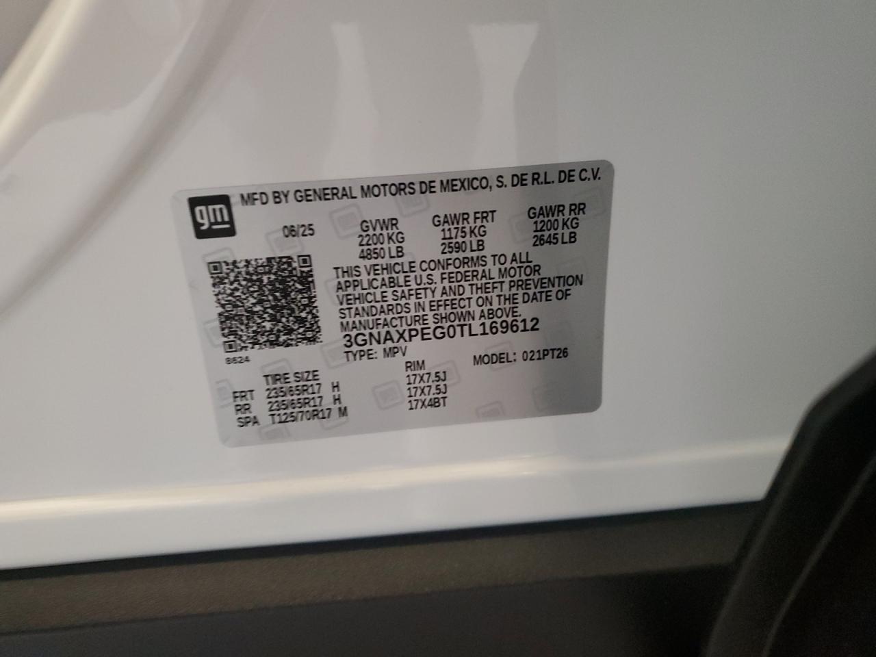 2026 CHEVROLET EQUINOX LT photo 13