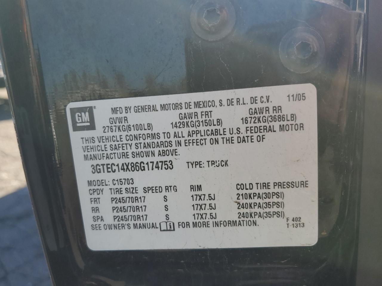 2006 GMC NEW SIERRA C1500 photo 34