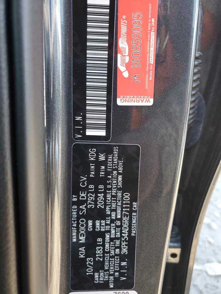 2024 KIA FORTE GT LINE photo 23