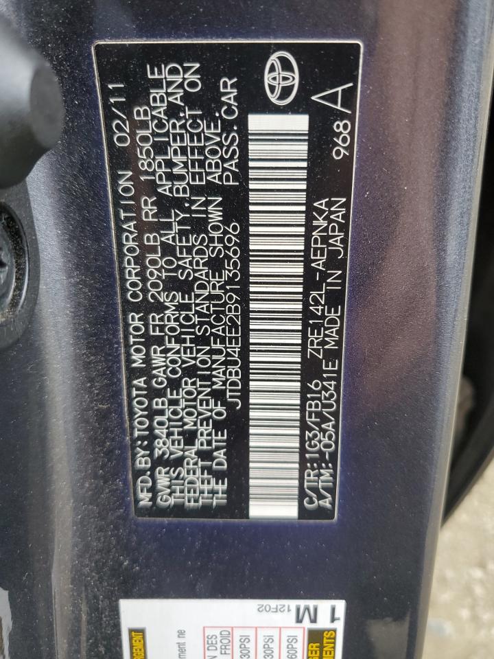2011 TOYOTA COROLLA BASE photo 34