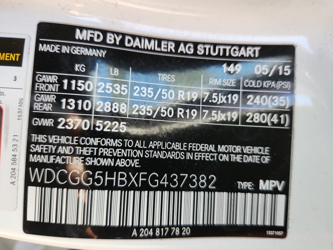 2015 MERCEDES-BENZ GLK 350 photo 25