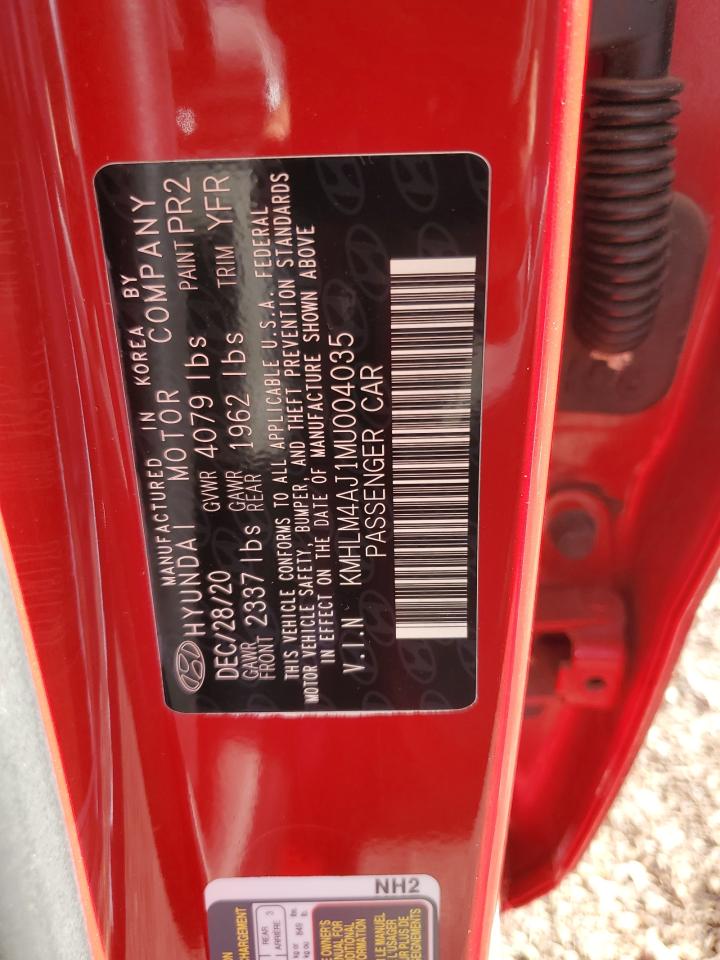 2021 HYUNDAI ELANTRA photo 12