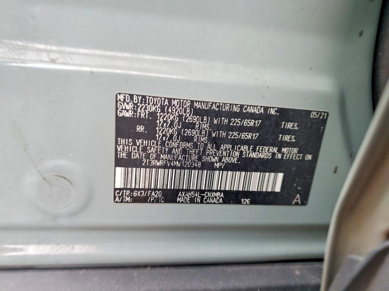 2021 TOYOTA RAV4 XLE photo 27