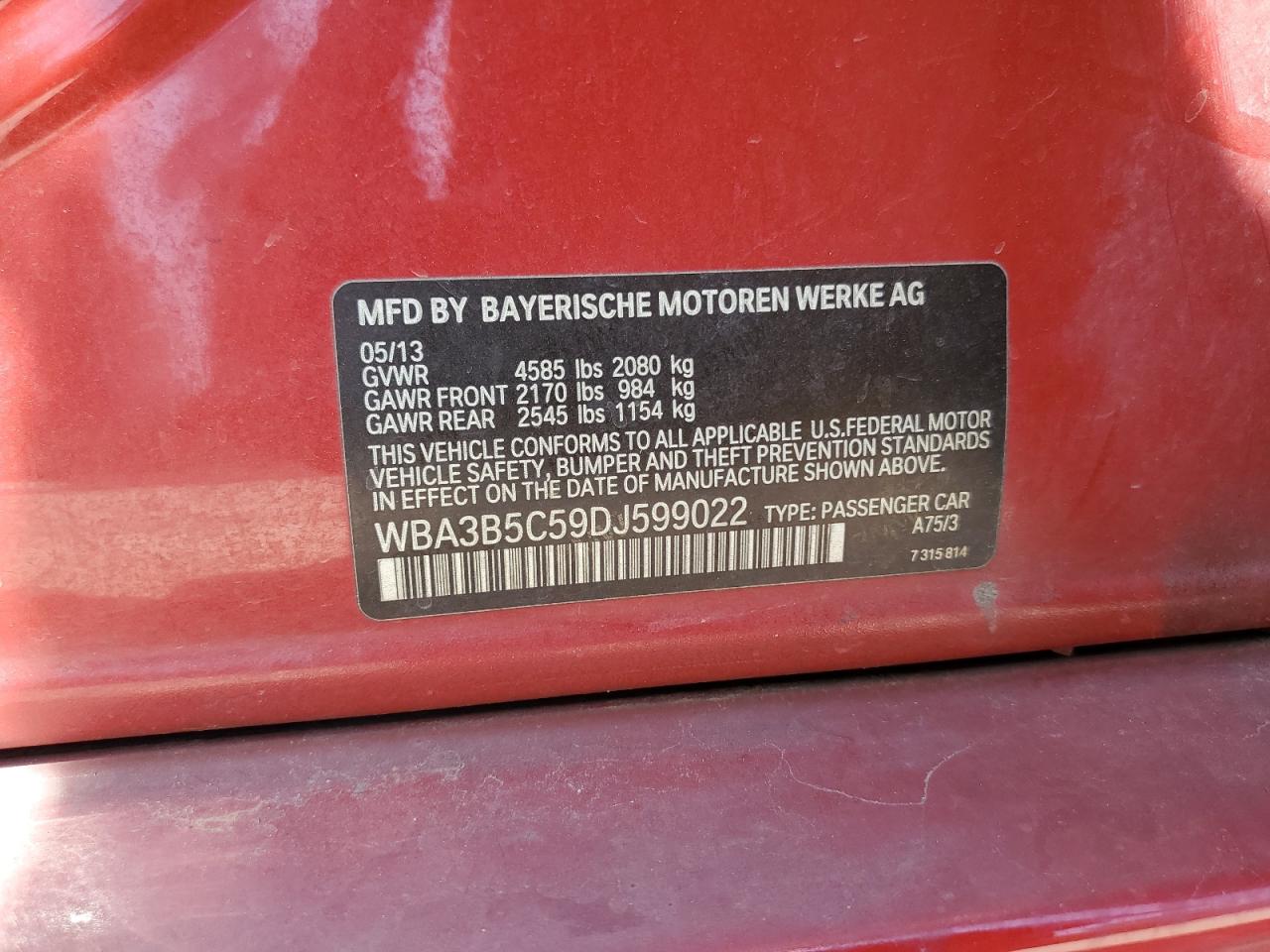 2013 BMW 328 XI SULEV photo 25