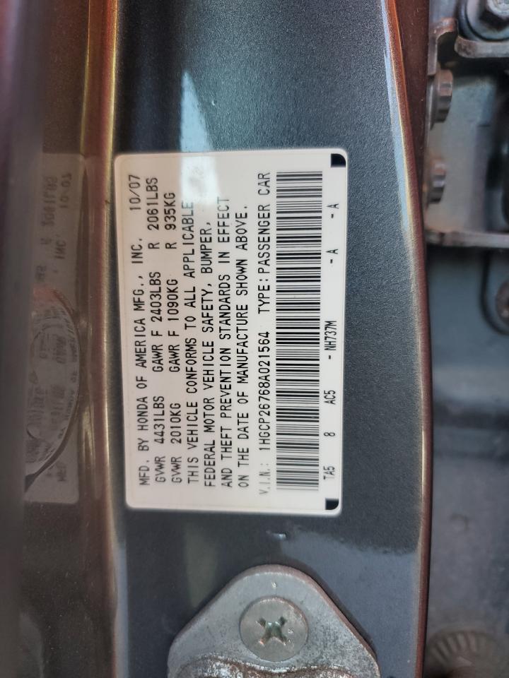 2008 HONDA ACCORD EX photo 25