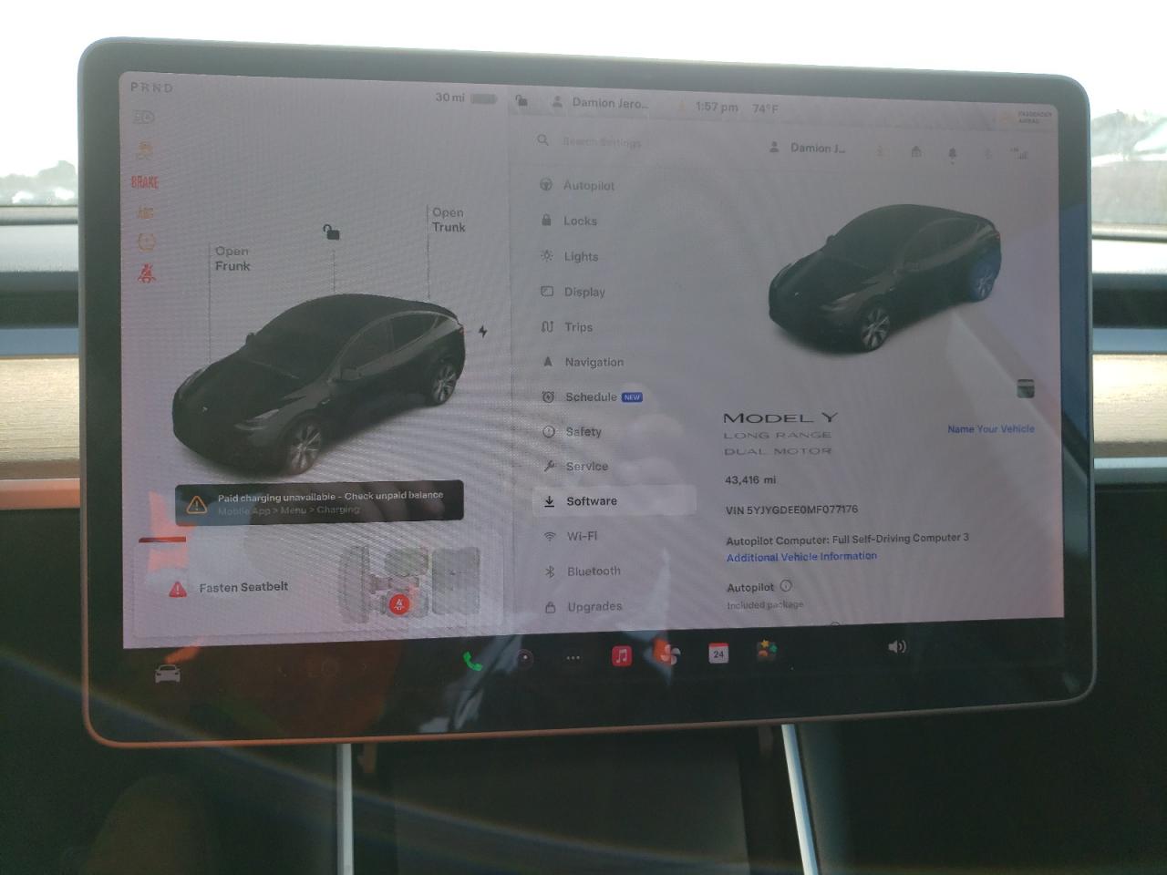 2021 TESLA MODEL Y photo 9