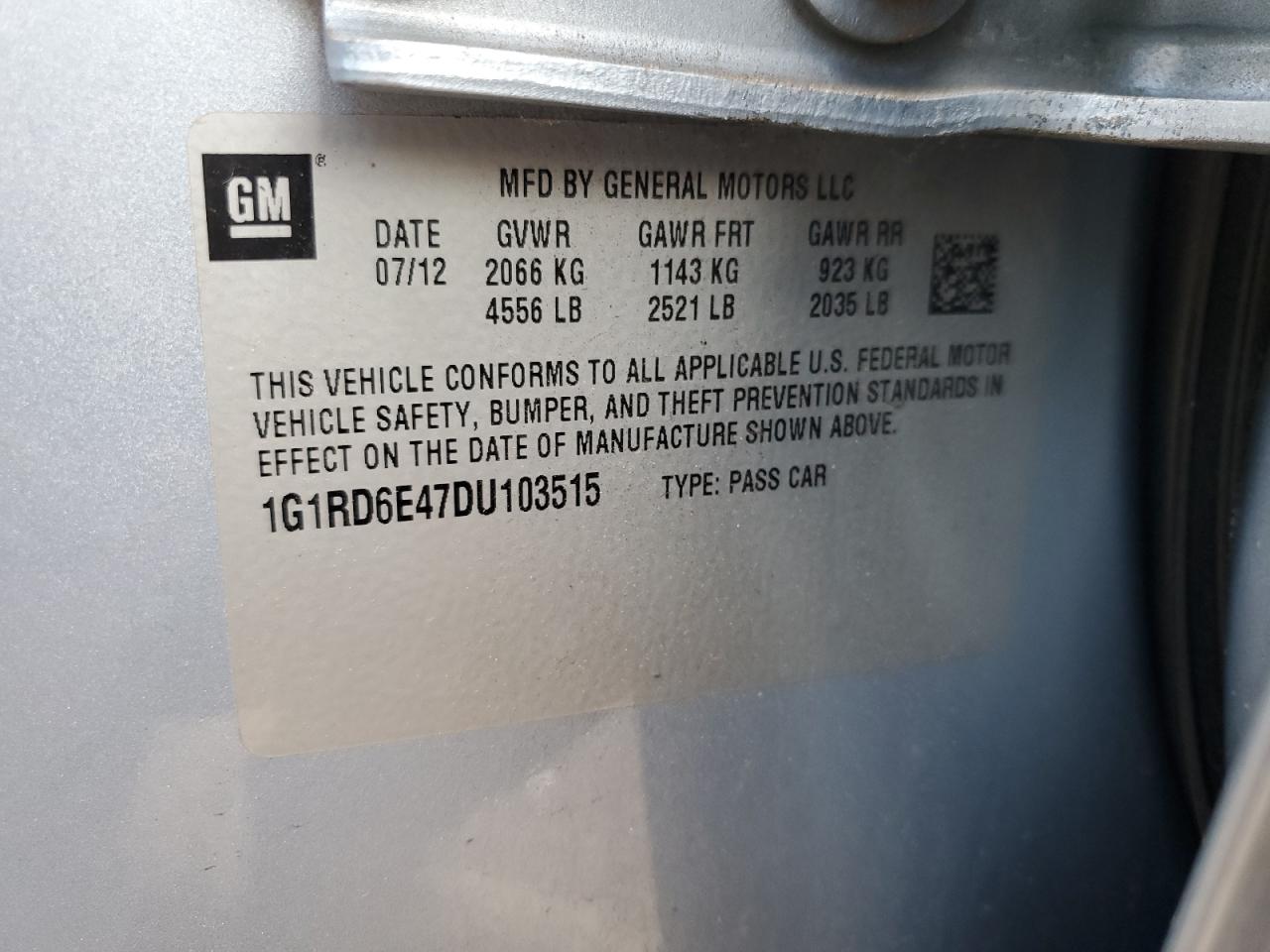 2013 CHEVROLET VOLT photo 25