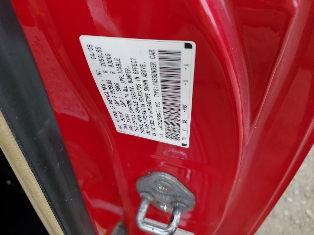 2008 HONDA ACCORD EXL photo 12