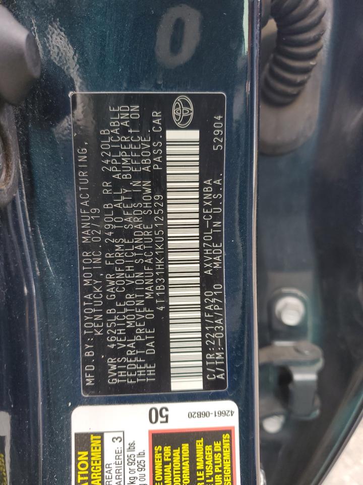 2019 TOYOTA CAMRY photo 23
