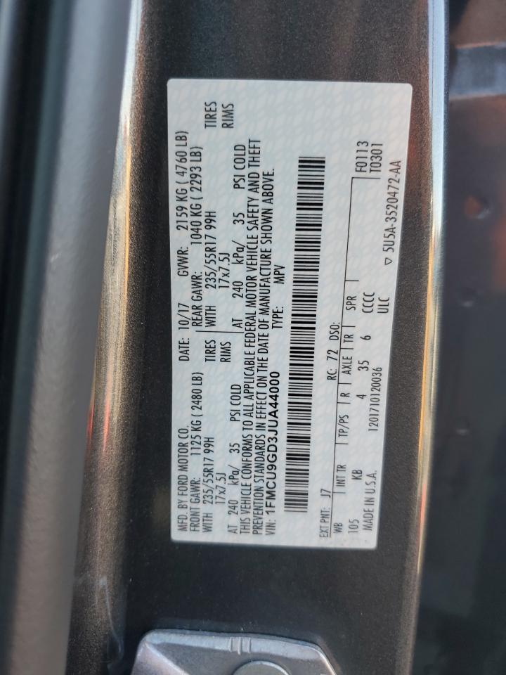 2018 FORD ESCAPE SE photo 12