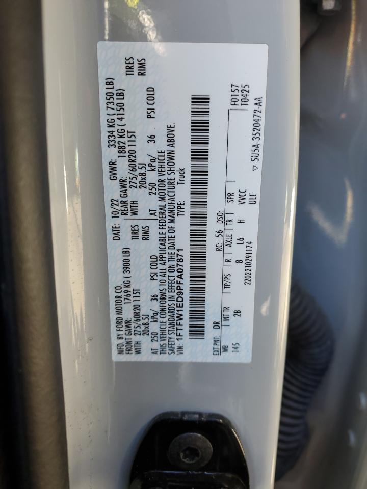 2023 FORD F150 SUPERCREW photo 22