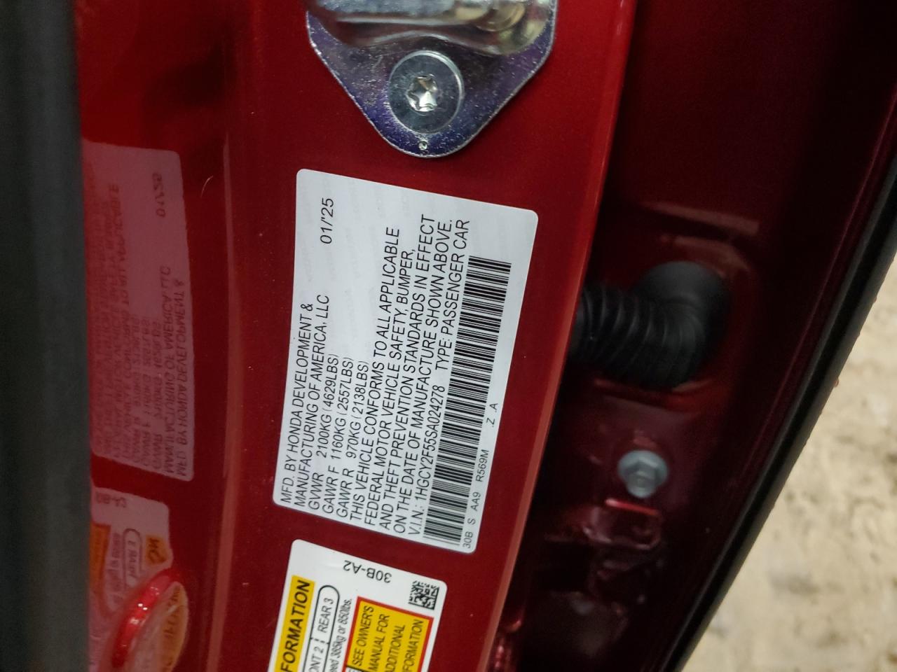 2025 HONDA ACCORD HYBRID SPORT photo 34