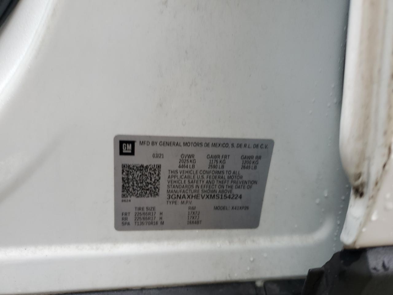 2021 CHEVROLET EQUINOX LS photo 27
