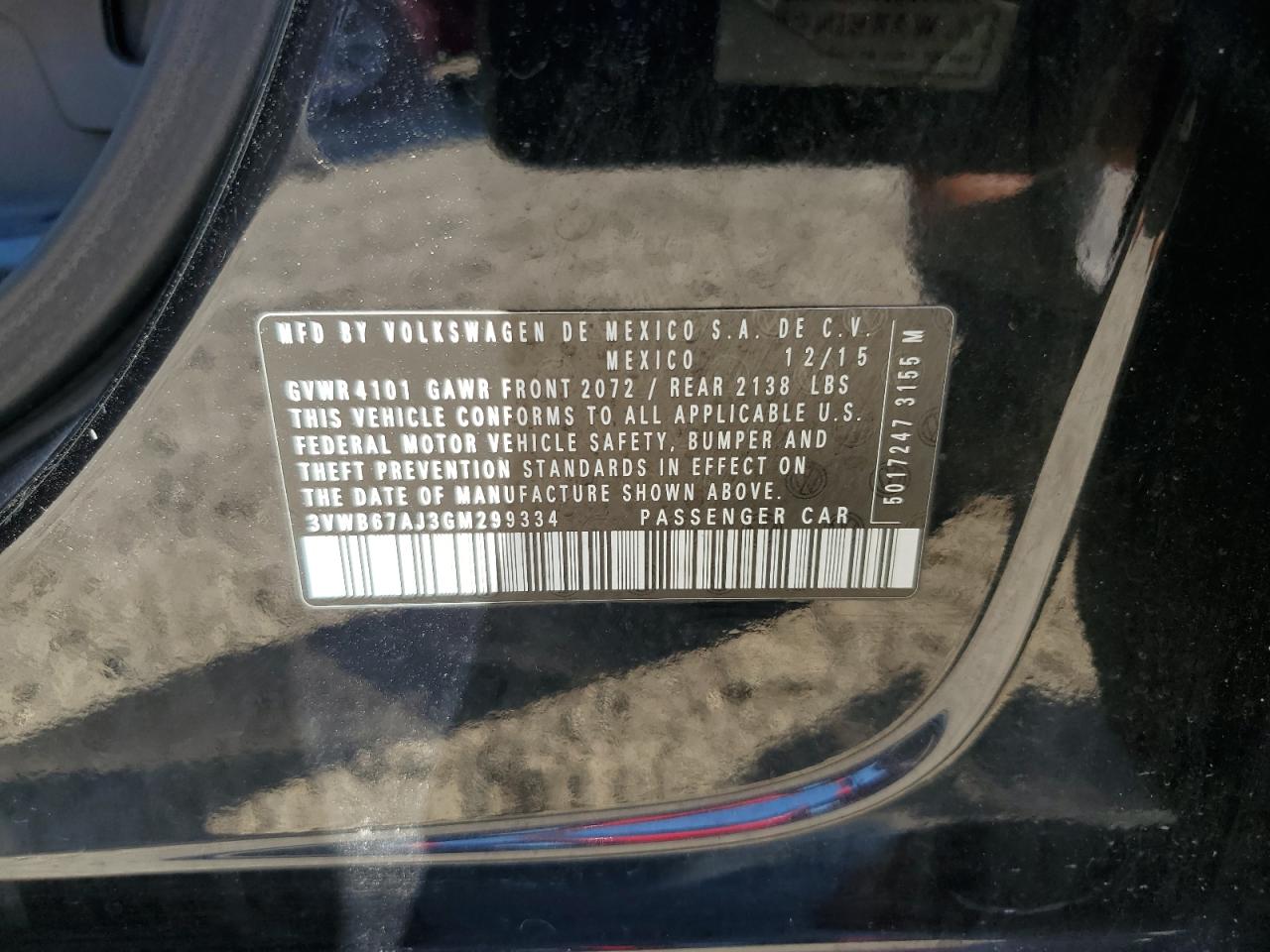2016 VOLKSWAGEN JETTA SE photo 12