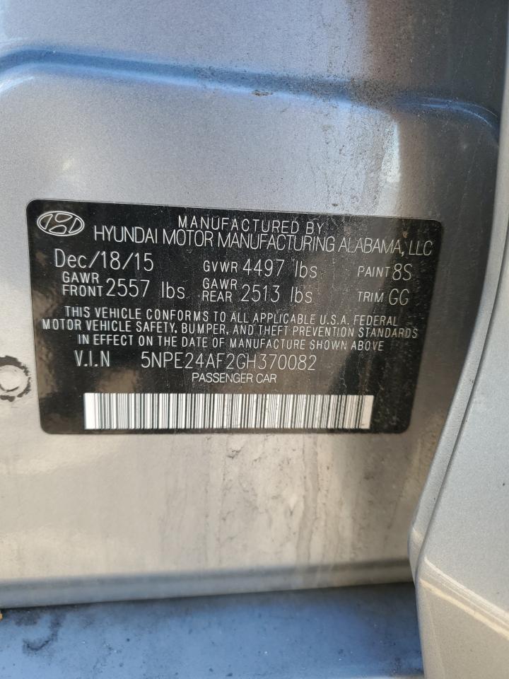 2016 HYUNDAI SONATA SE photo 12