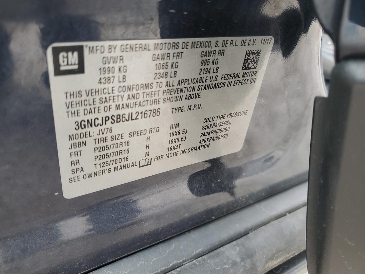2018 CHEVROLET TRAX 1LT photo 25