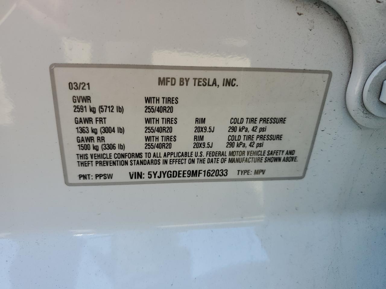 2021 TESLA MODEL Y photo 40