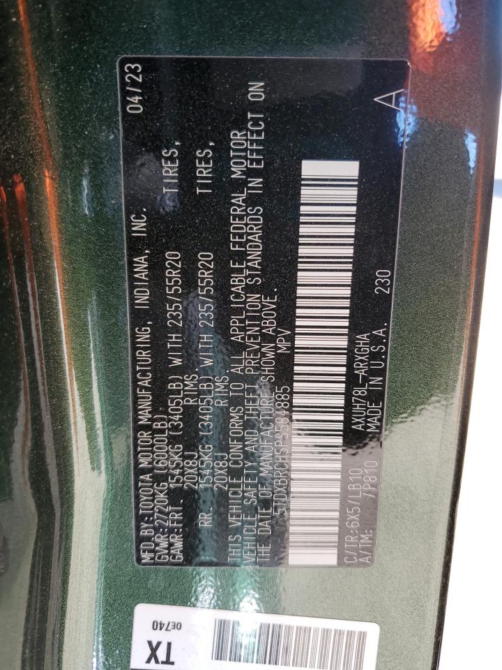 2023 TOYOTA HIGHLANDER HYBRID LIMITED photo 13