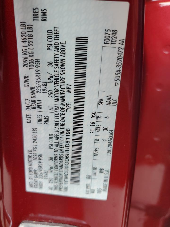2017 FORD ESCAPE SE photo 27
