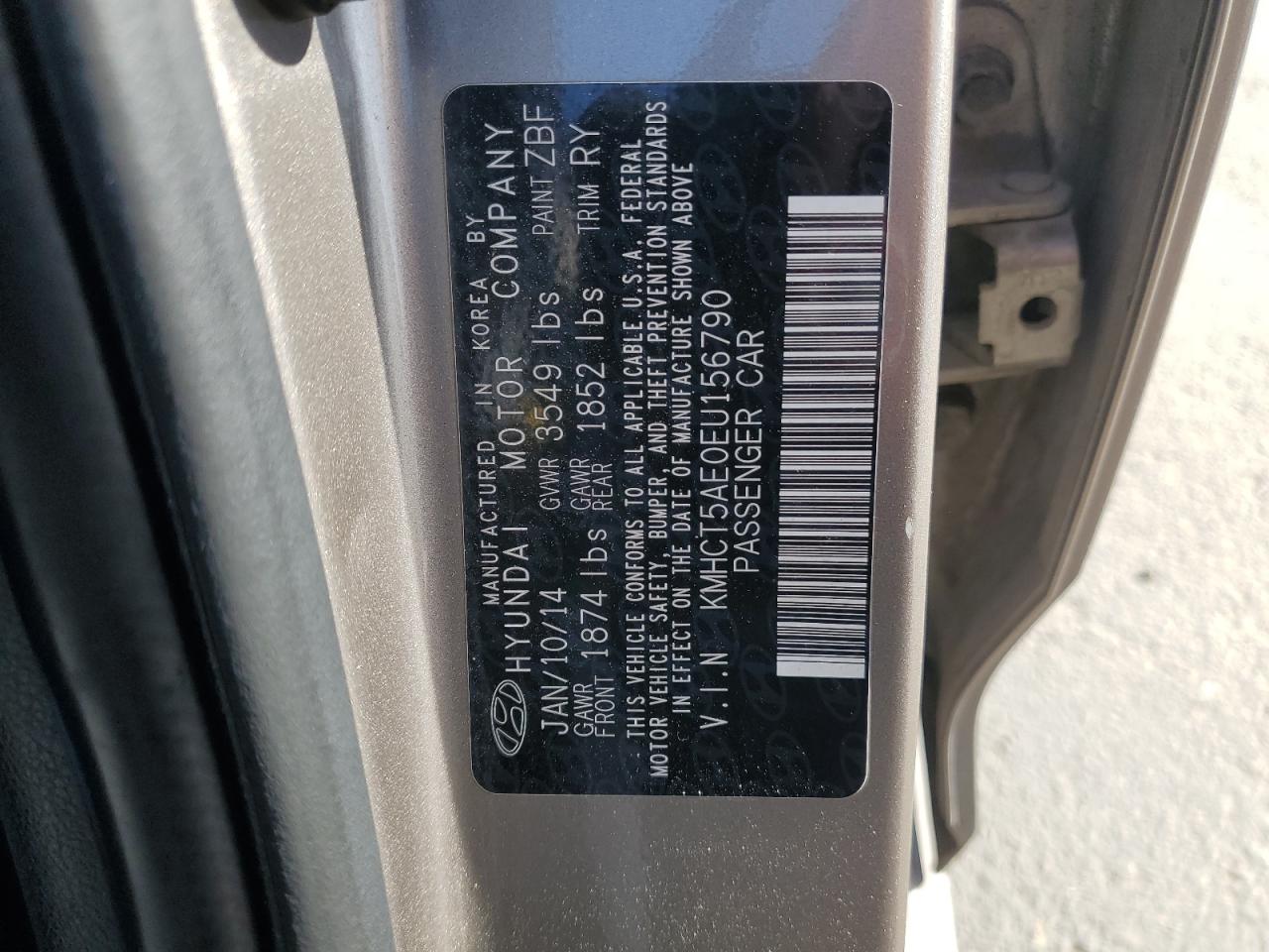 2014 HYUNDAI ACCENT GS photo 12