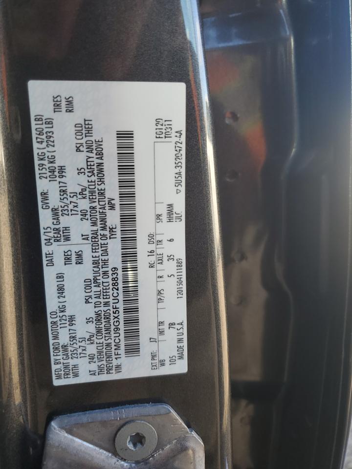 2015 FORD ESCAPE SE photo 34