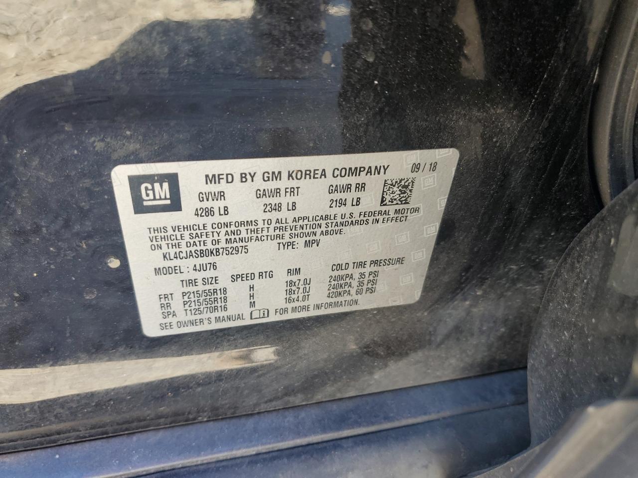 2019 BUICK ENCORE PREFERRED photo 34