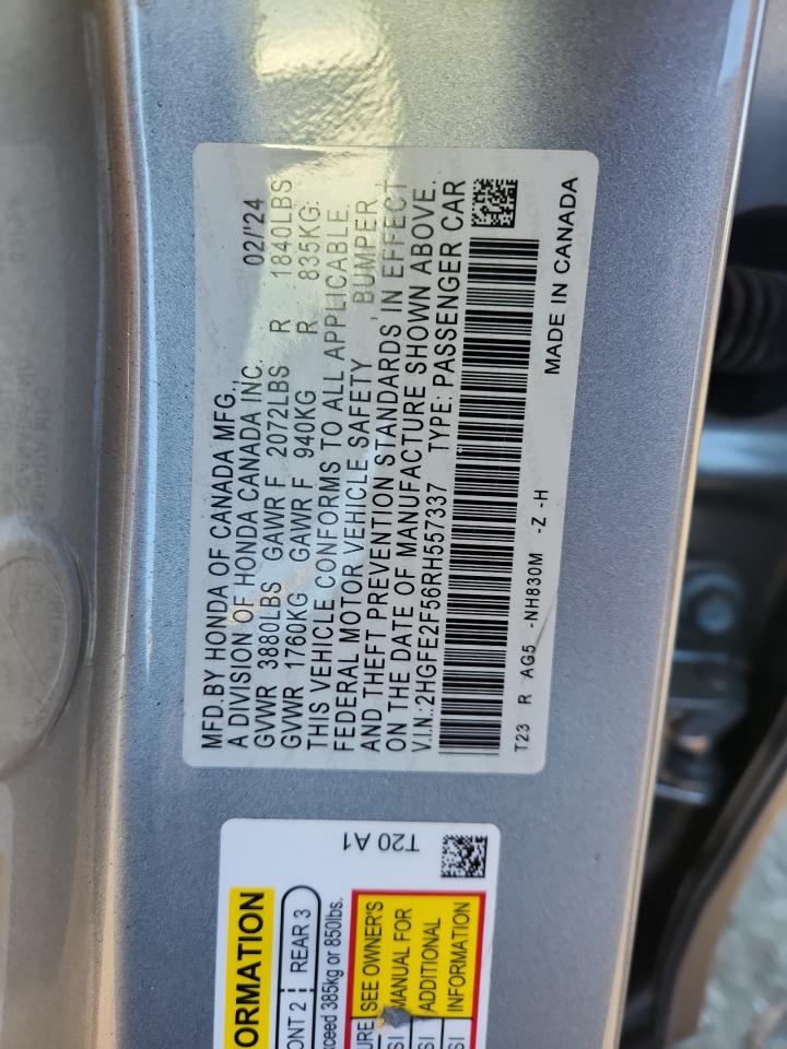 2024 HONDA CIVIC SPORT photo 23