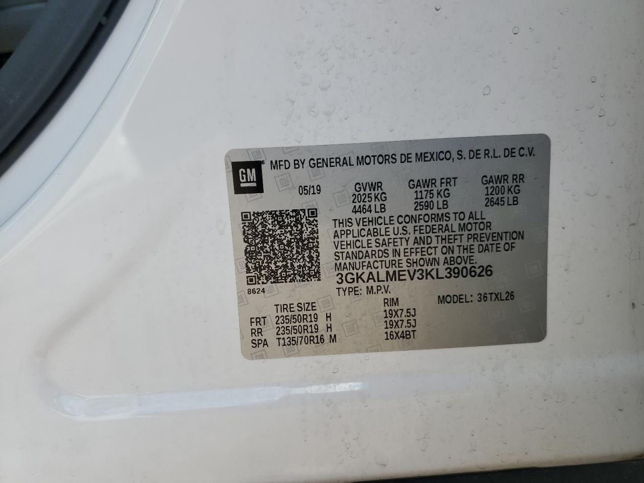 2019 GMC TERRAIN SLE photo 34