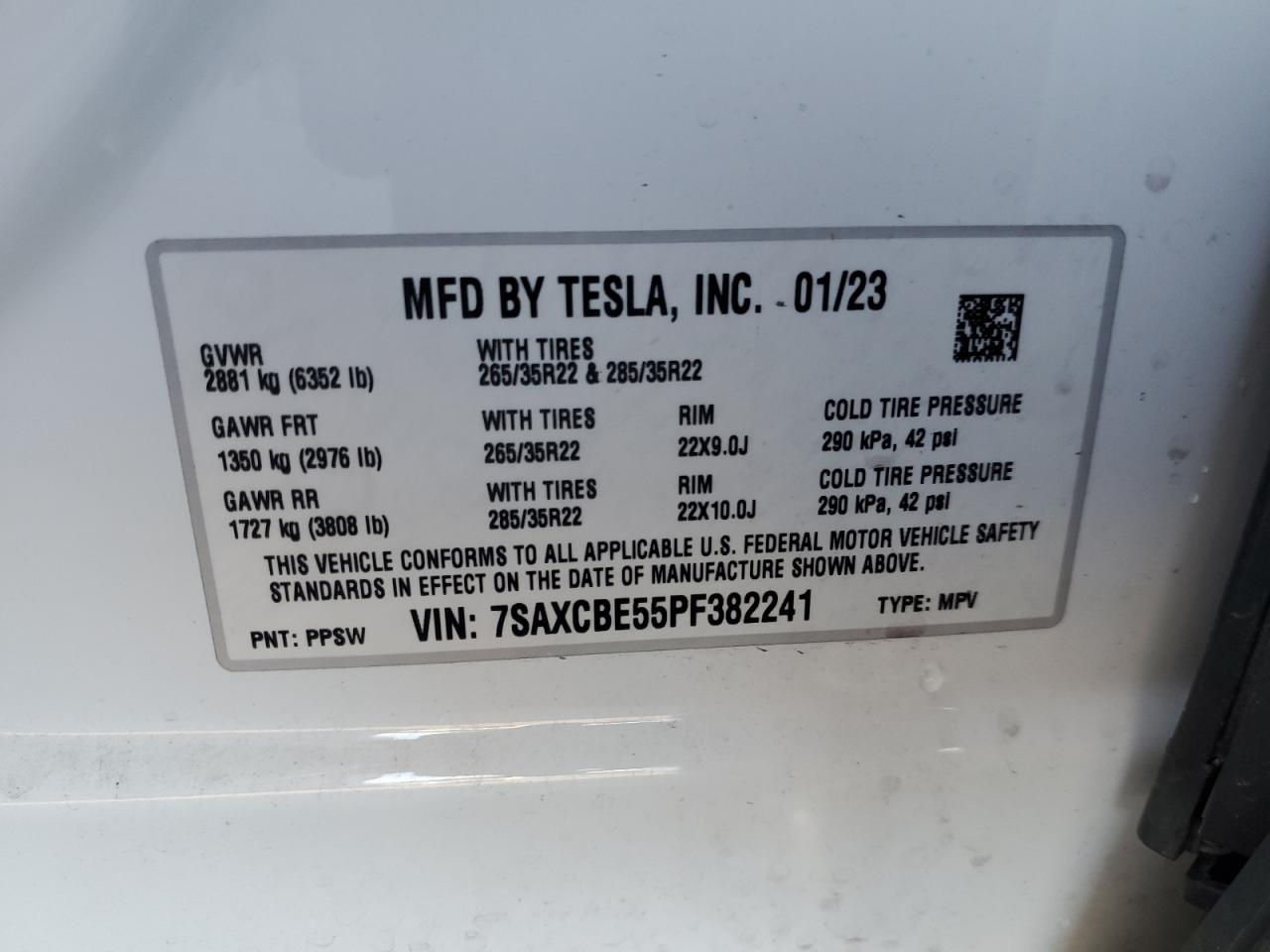 2023 TESLA MODEL X photo 27