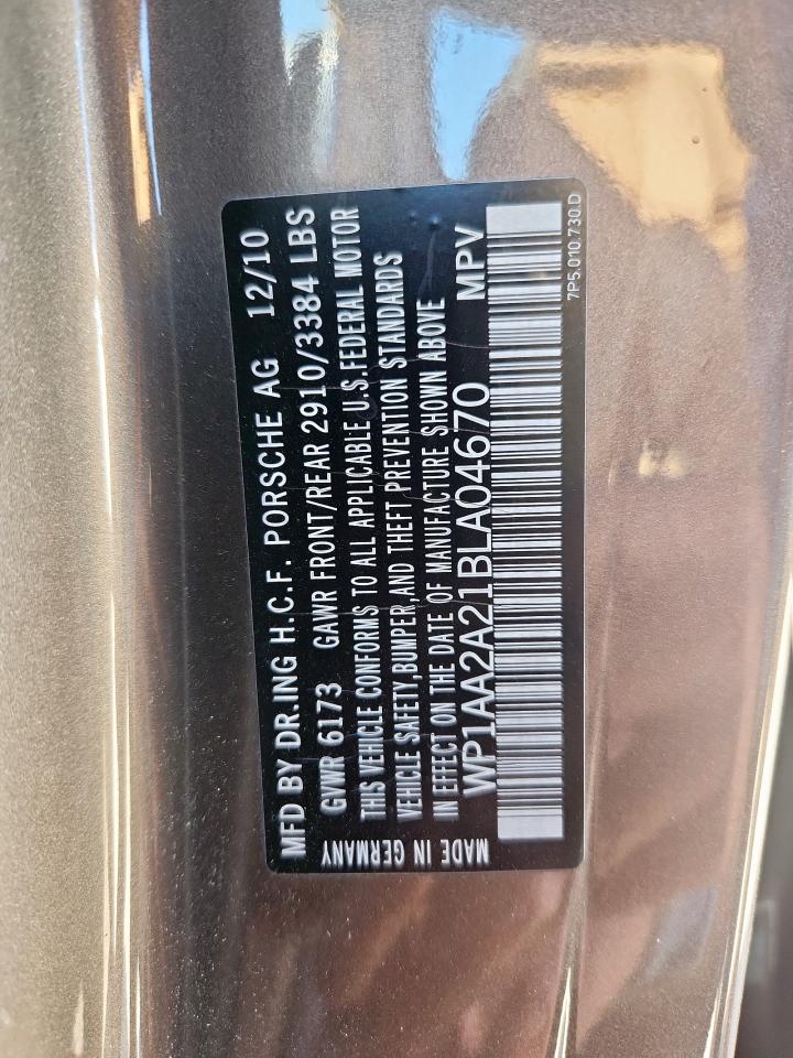 2011 PORSCHE CAYENNE photo 13
