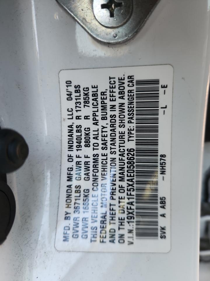 2010 HONDA CIVIC LX photo 23
