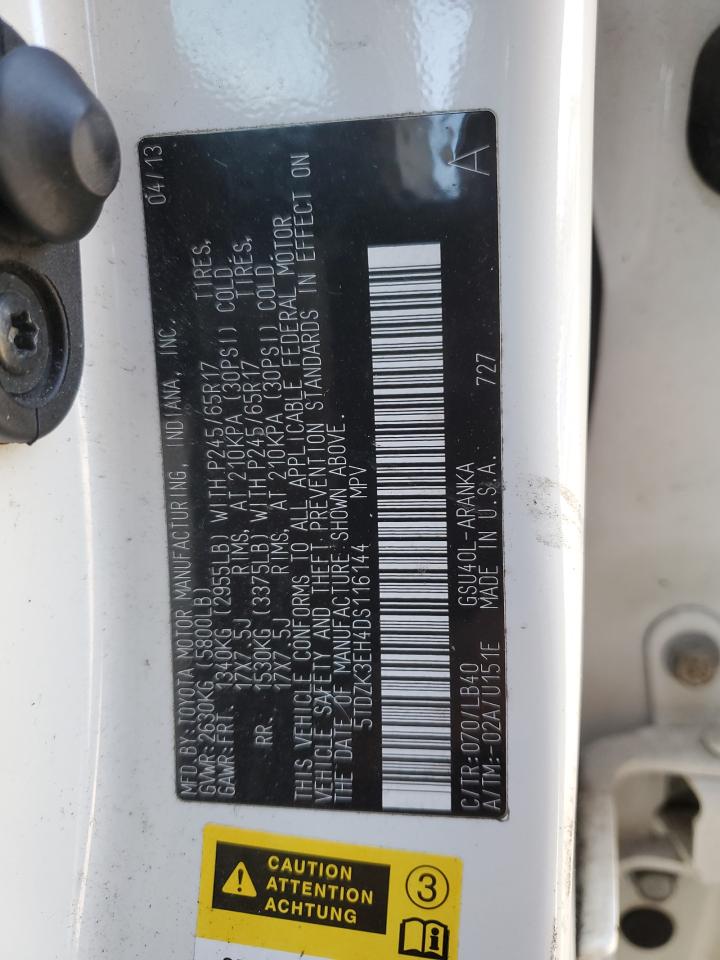 2013 TOYOTA HIGHLANDER SE photo 14
