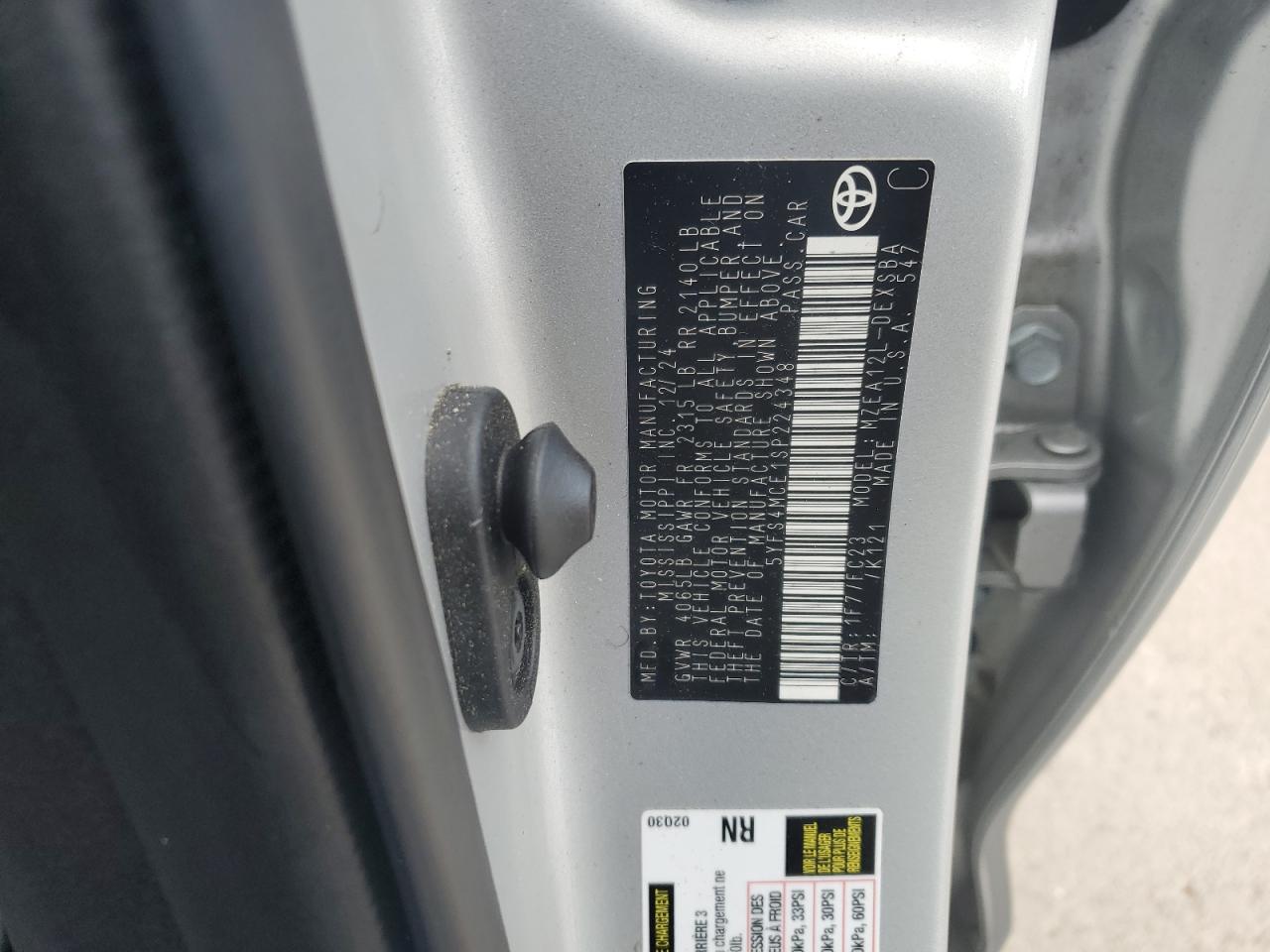 2025 TOYOTA COROLLA SE photo 23