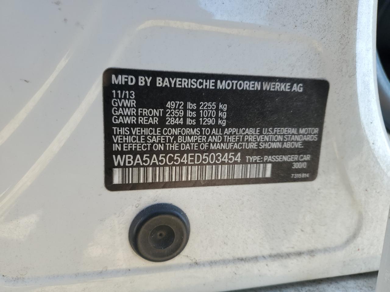 2014 BMW 528 I photo 34