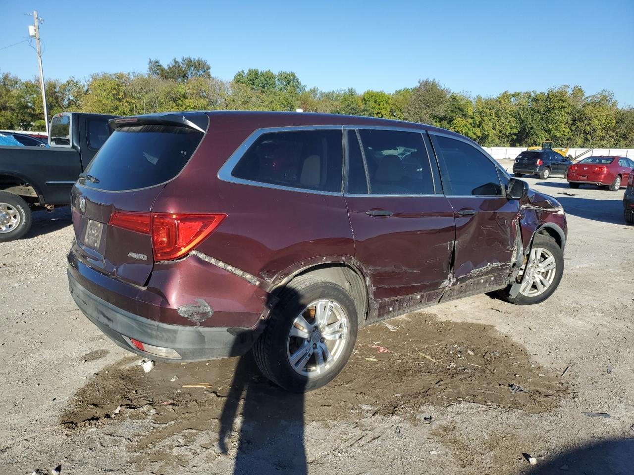 2016 HONDA PILOT LX photo 3