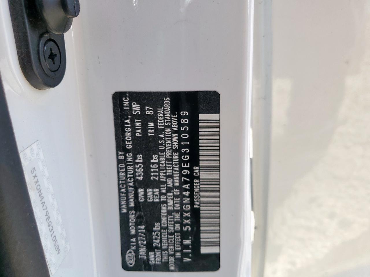 2014 KIA OPTIMA EX photo 13
