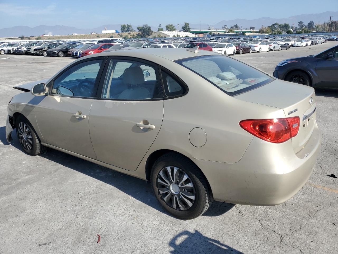 2010 HYUNDAI ELANTRA BLUE photo 3