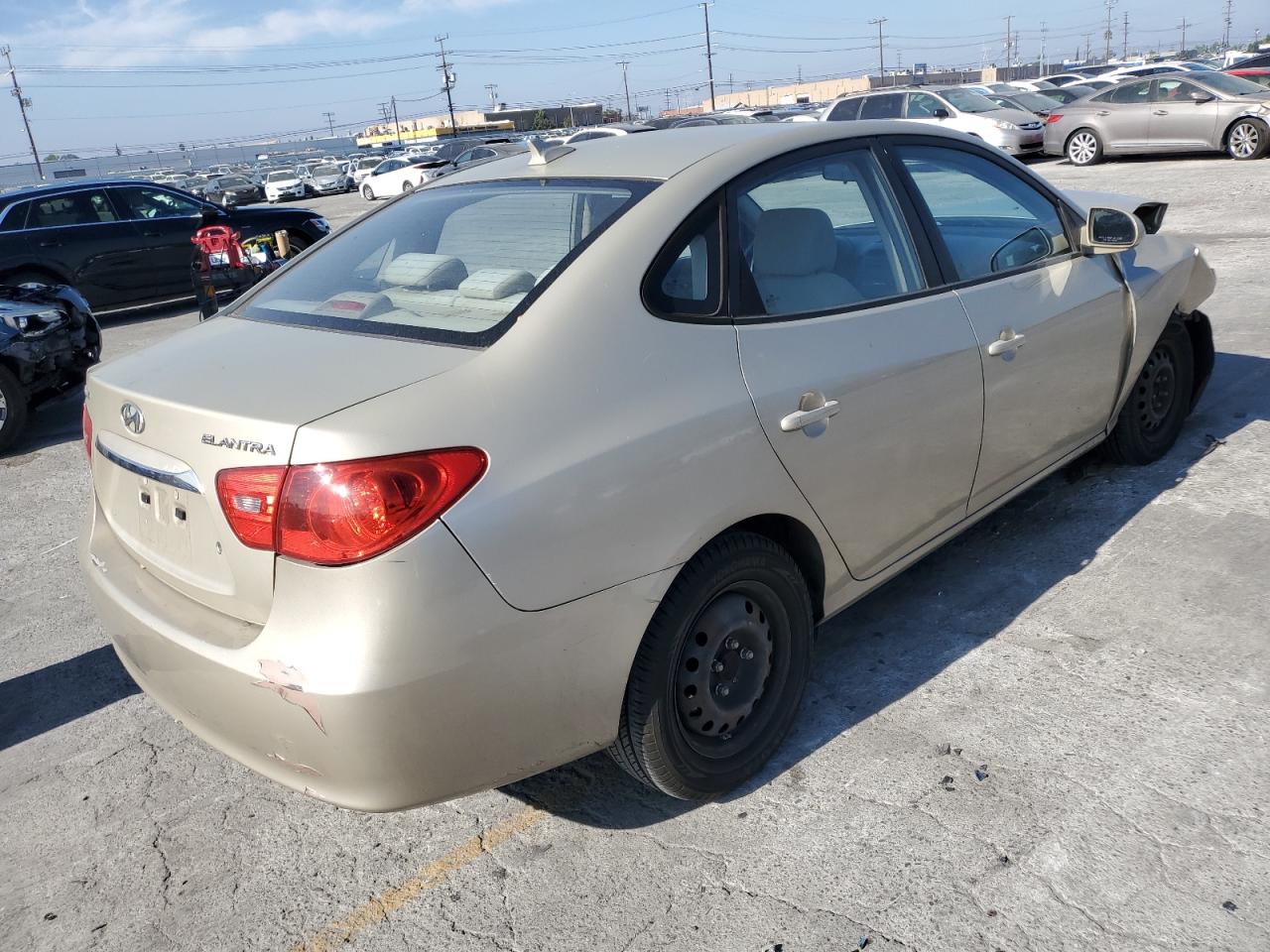 2010 HYUNDAI ELANTRA BLUE photo 5